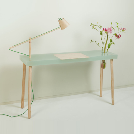 Resin tables by Roel Huisman
