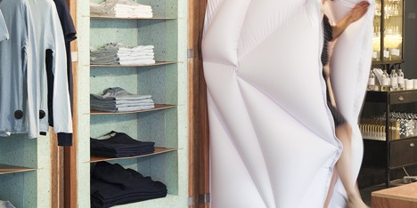 World Basics pop-up store by Schemata Architects