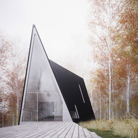 Allendale House rendering by Peter Guthrie