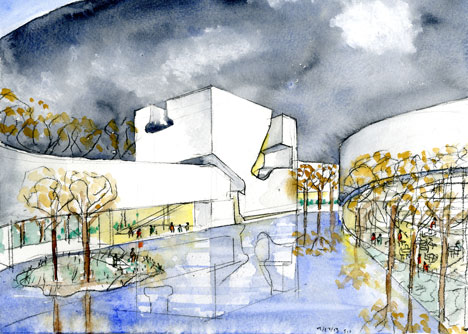 Culture and Art Centre of Qingdao City by Steven Holl