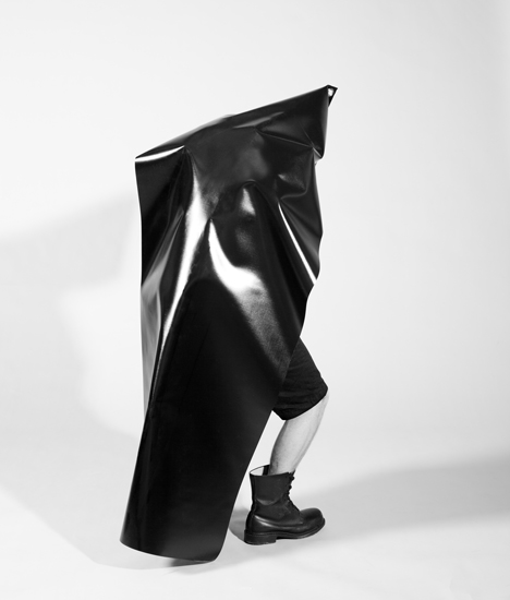 Dystopian Brutalist Outerwear by Martijn Van Strien
