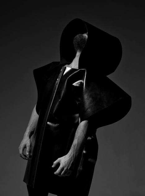 Dystopian Brutalist Outerwear by Martijn Van Strien