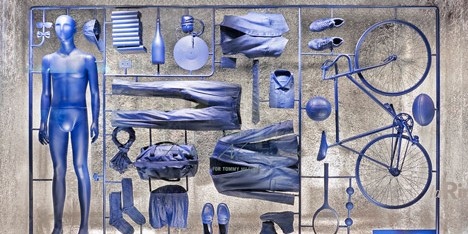 I Have a Lifestyle installation at La Rinascente by Fabio Novembre for Tommy Hilfiger