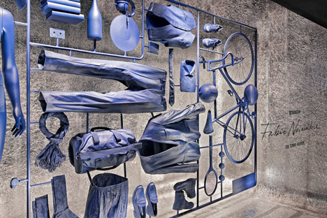 I Have a Lifestyle installation at La Rinascente by Fabio Novembre for Tommy Hilfiger