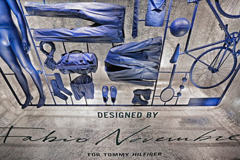 I Have a Lifestyle installation at La Rinascente by Fabio Novembre for Tommy Hilfiger