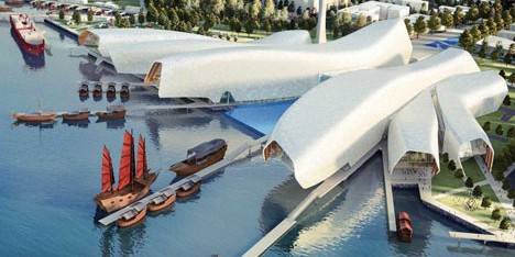 National Maritime Museum of China by Cox Rayner Architects