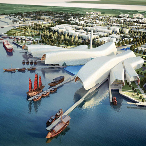 National Maritime Museum of China by Cox Rayner Architects