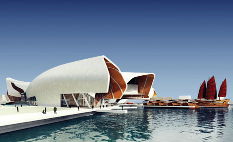National Maritime Museum of China by Cox Rayner Architects National Maritime Museum of China by Cox Rayner Architects