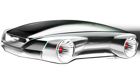 Quattro Fleet Shuttle virtual car by Audi for Ender's Game