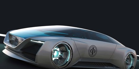 Quattro Fleet Shuttle virtual car by Audi for Ender's Game