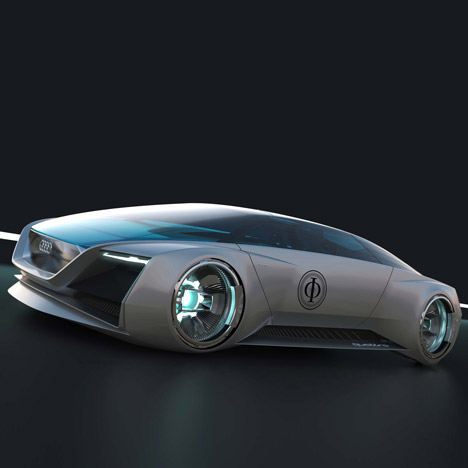 Quattro Fleet Shuttle virtual car by Audi for Ender's Game