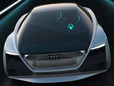 Quattro Fleet Shuttle virtual car by Audi for Ender's Game