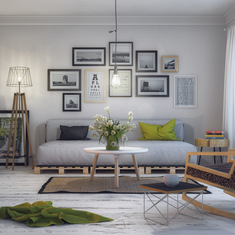 Scandinavian Shades of White photo-realistic images by Milan Stevanović