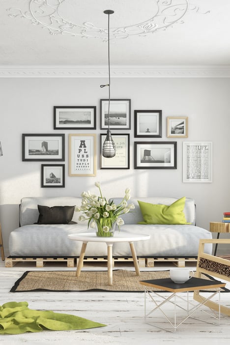 Scandinavian Shades of White realistic renderings by Milan Stevanović