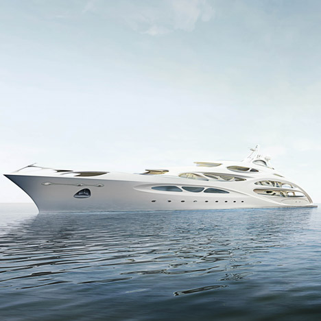 Superyacht by Zaha Hadid
