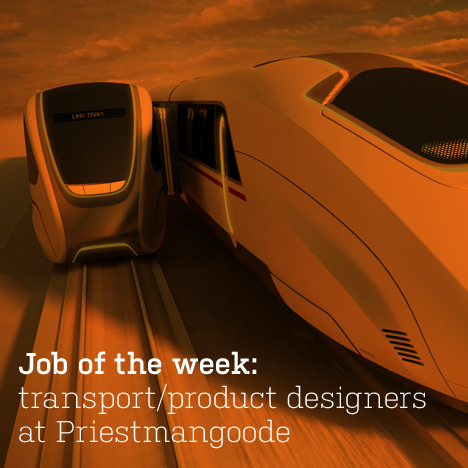 Job of the week: transport/product designers at Priestmangoode