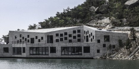 Tianzhoushan Tea House by Archiplein