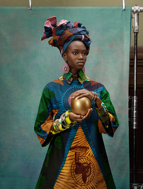 Vlisco Hommage L'Art Spring 2013. Photograph by Koen Hauser