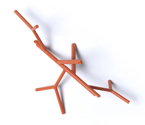 Amass modular space divider by Benjamin Hubert for 100% Design's auditorium