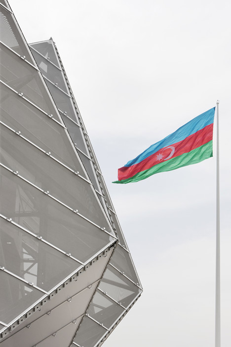 Baku Crystal Hall in Azerbaijan by GMP Architekten