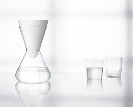Carafe and water filter by Soma