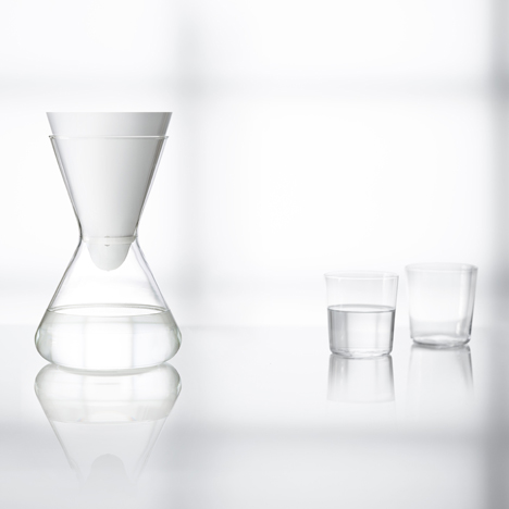 Carafe and water filter by Soma