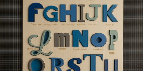 Font Alphabet Puzzle by Looodus
