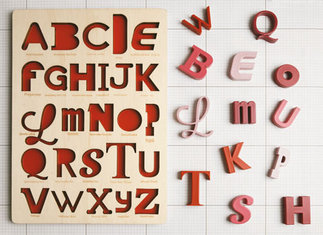 Font Alphabet Puzzle by Looodus