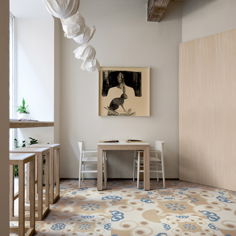 Frame-up tile collection by Refin