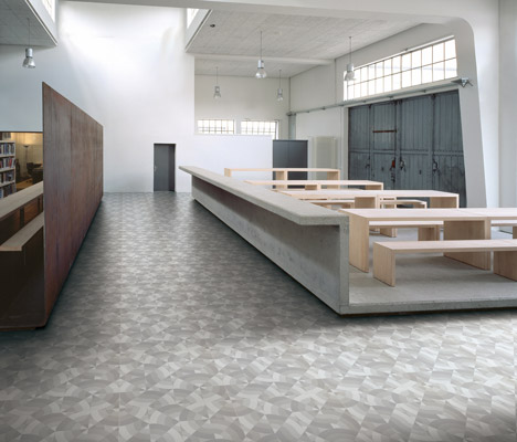 Frame-up tile collection by Refin