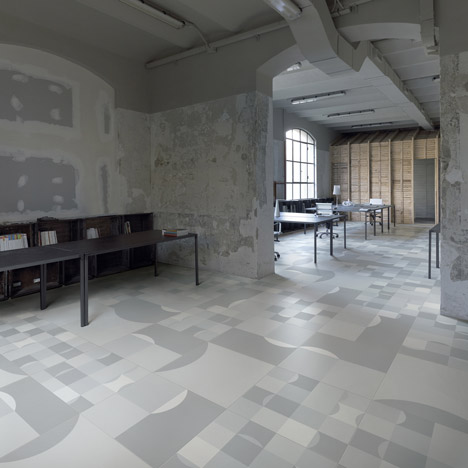 Frame-up tile collection by Refin
