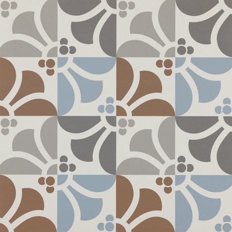 Frame-up tile collection by Refin