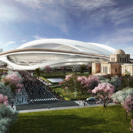 Japanese architects rally against Zaha Hadid’s 2020 Olympic Stadium