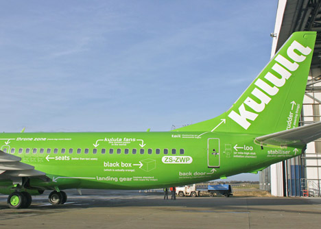 Kulula airline livery