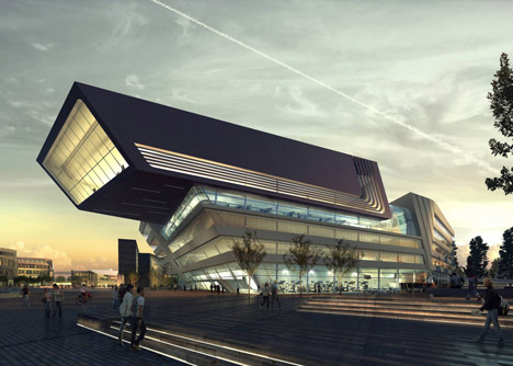 Library and Learning Centre in Vienna by Zaha Hadid Architects