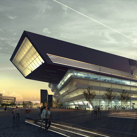 Movie: Library and Learning Centre in Vienna by Zaha Hadid Architects