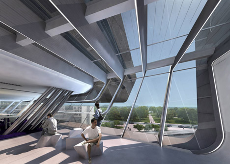 Library and Learning Centre in Vienna by Zaha Hadid Architects