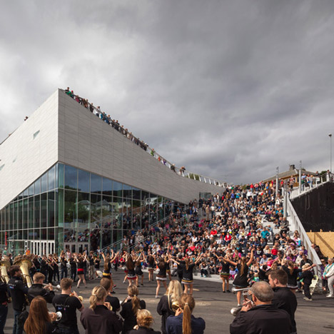 Plassen Cultural Centre by 3XN