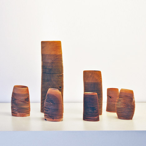 Rillen Vessels by Christoph Finkel at Luminaire Lab