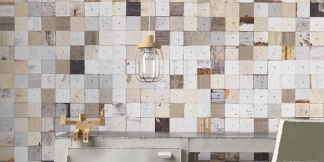 Scrapwood Wallpaper 2 by Piet Hein Eek