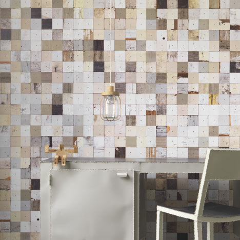 Scrapwood Wallpaper 2 by Piet Hein Eek