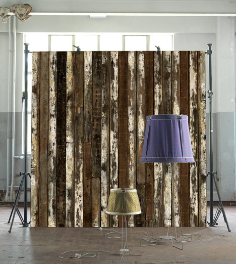 Scrapwood Wallpaper 2 by Piet Hein Eek