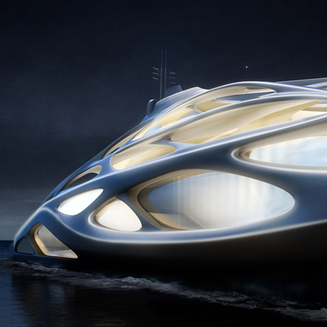 Superyacht by Zaha Hadid