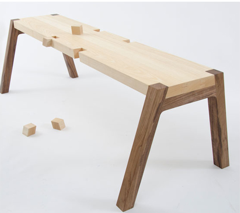 TWIN bench by Andrea Rekalidis