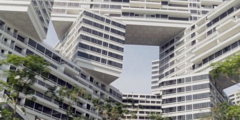 The Interlace by OMA and Ole Scheeren nears completion