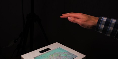 UltraHaptics touchscreens with tactile feedback by Bristol University researchers