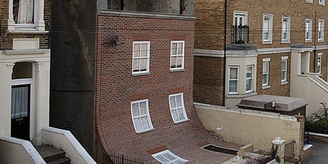 From the Knees of my Nose to the Belly of my Toes by Alex Chinneck