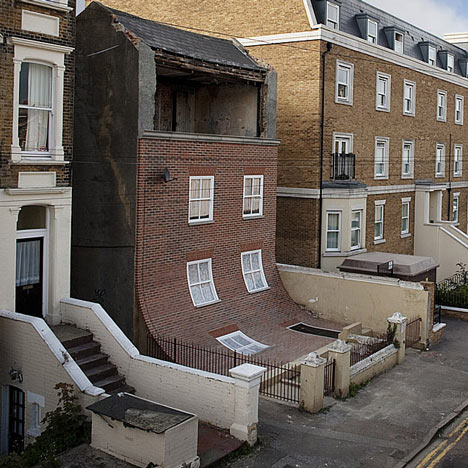 From the Knees of my Nose to the Belly of my Toes by Alex Chinneck