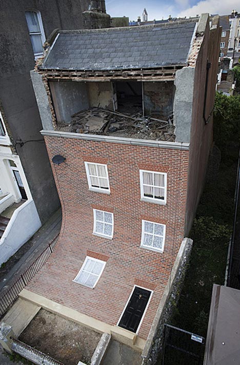 From the Knees of my Nose to the Belly of my Toes by Alex Chinneck