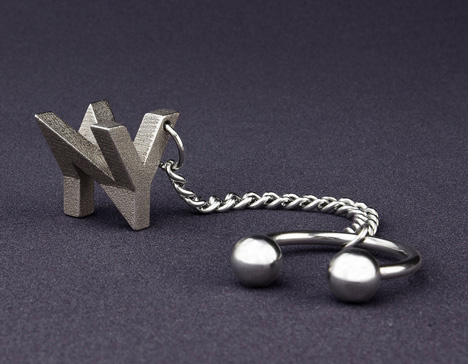 3D printed monogram by Mymo